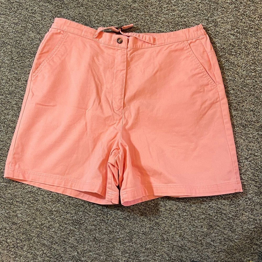 Westbound 98% Cotton Elegant Coral Pink Women's Shorts Size 14